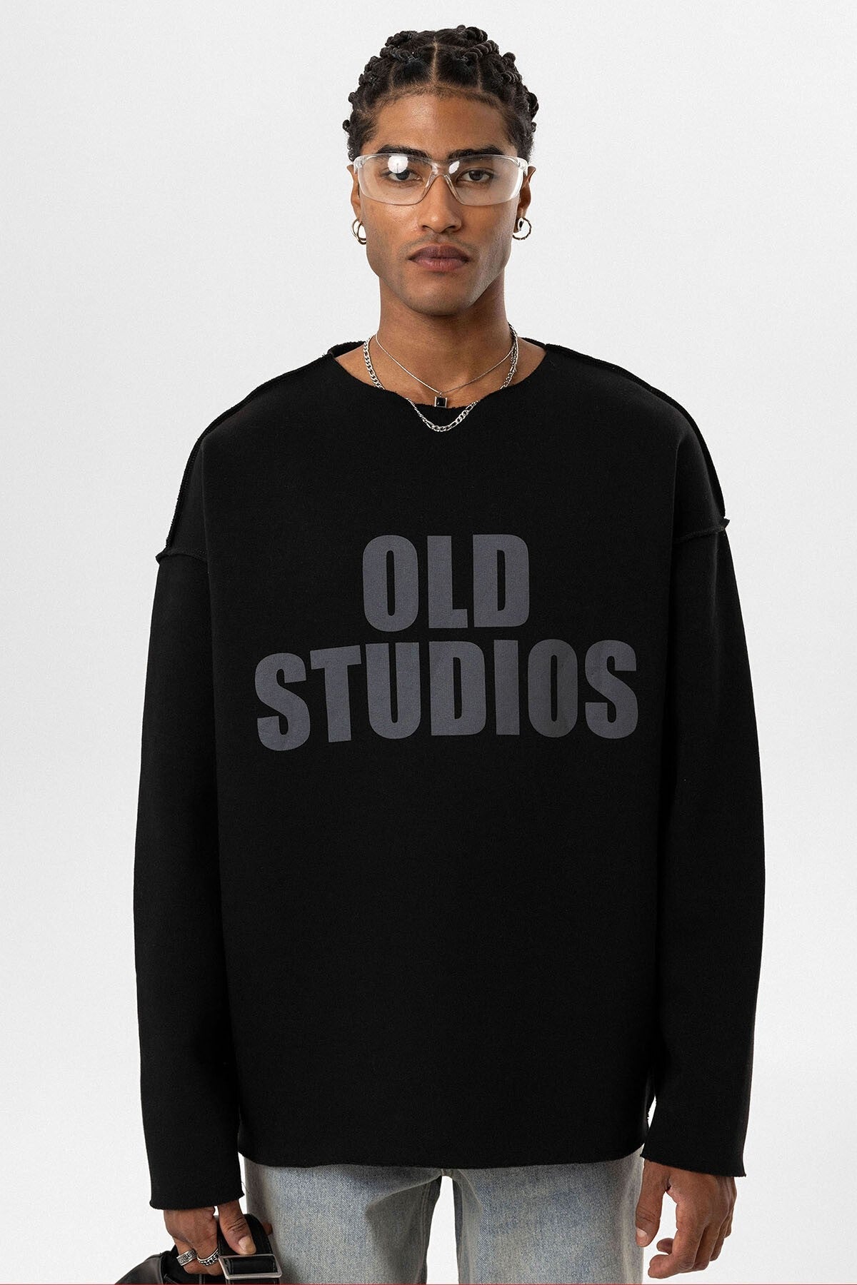 Dikiş Detaylı Overıze Sweatshirt