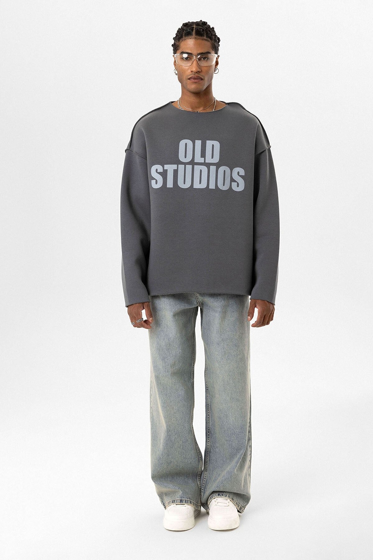 Dikiş Detaylı Overıze Sweatshirt