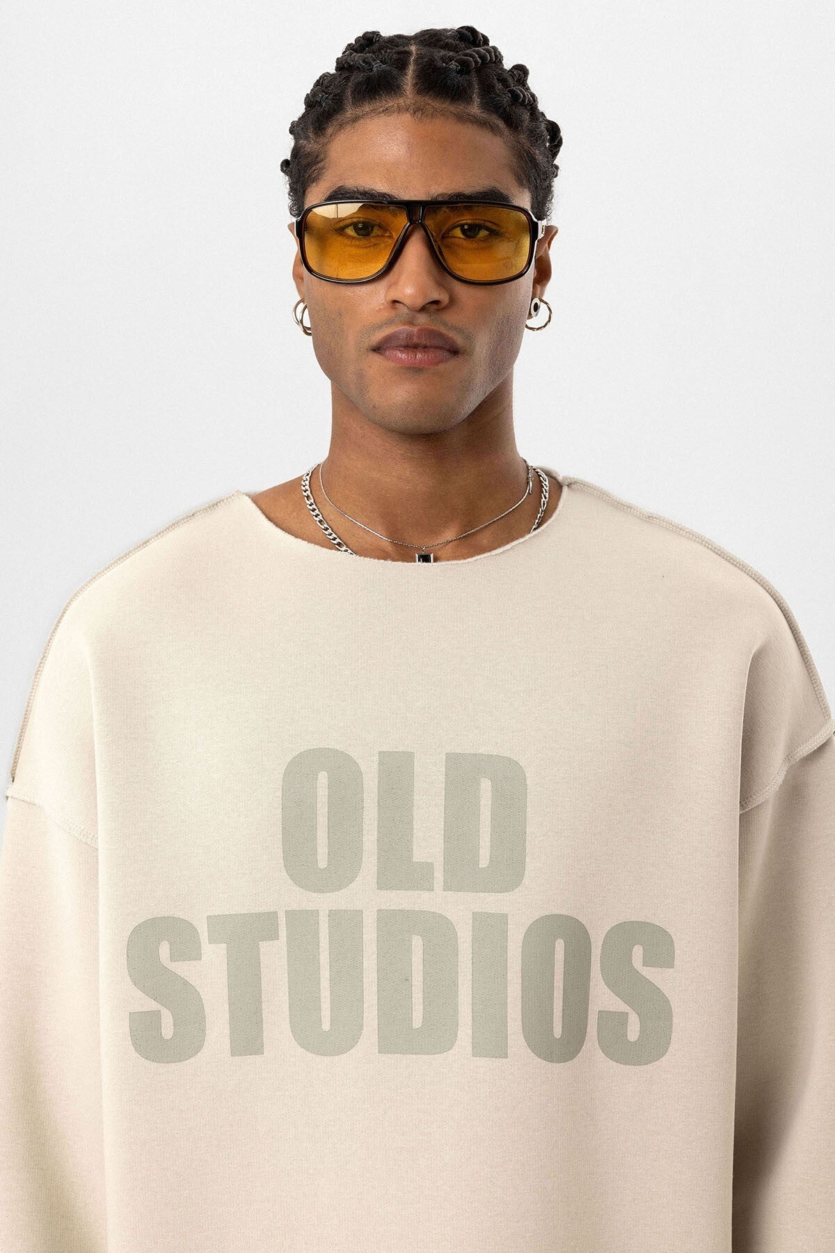 Dikiş Detaylı Overıze Sweatshirt