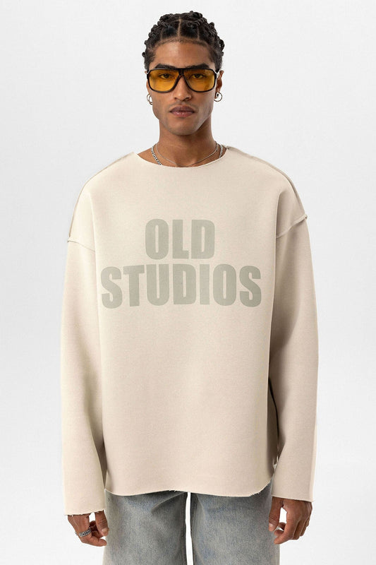Dikiş Detaylı Overıze Sweatshirt
