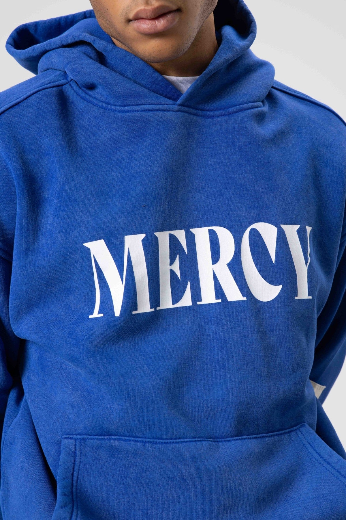 Kart Detaylı Yıkamalı Oversize Sweatshirt