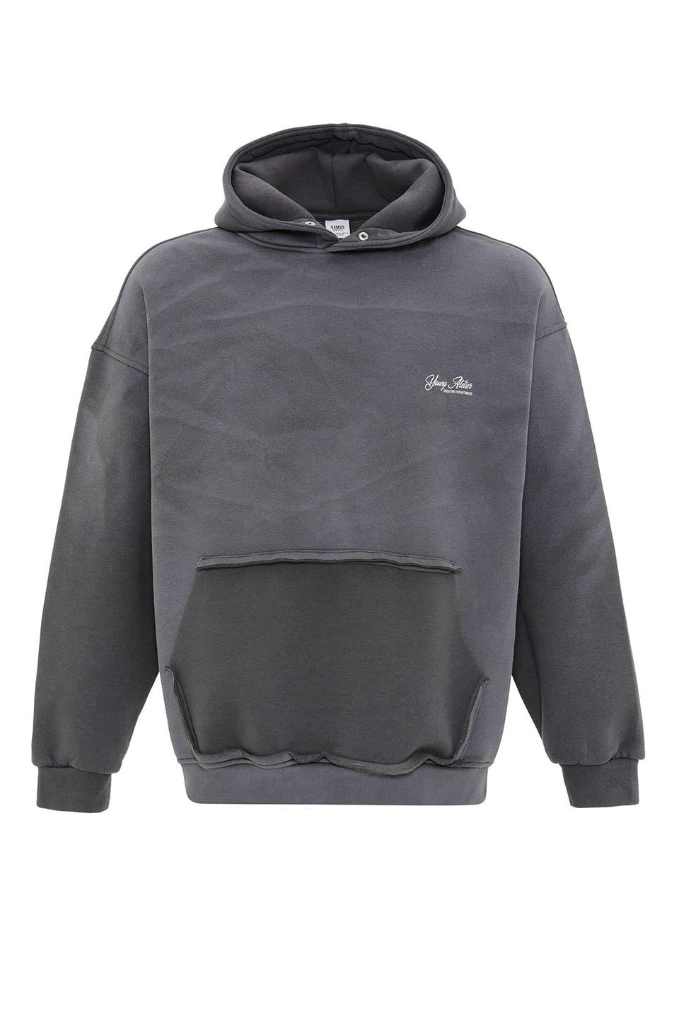 Yıkamalı Oversize Kapüşonlu Sweatshirt
