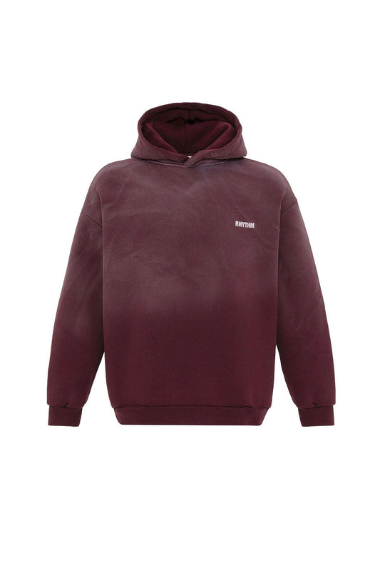 Arka Baskılı Oversize Kapüşonlu Sweatshirt