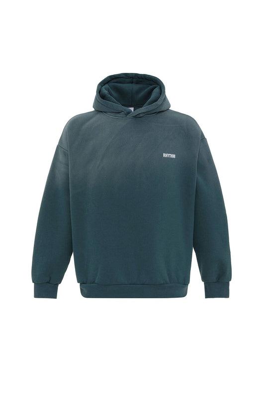 Arka Baskılı Oversize Kapüşonlu Sweatshirt