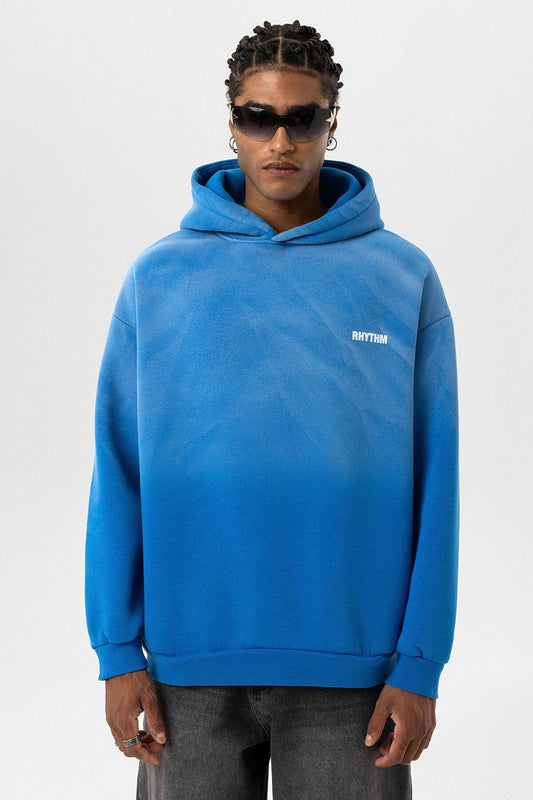 Arka Baskılı Oversize Kapüşonlu Sweatshirt