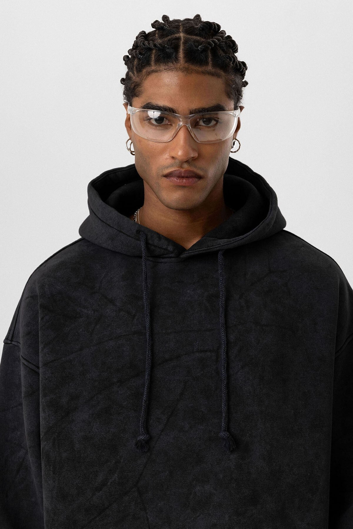 Basic Yıkamalı Oversize Sweatshirt