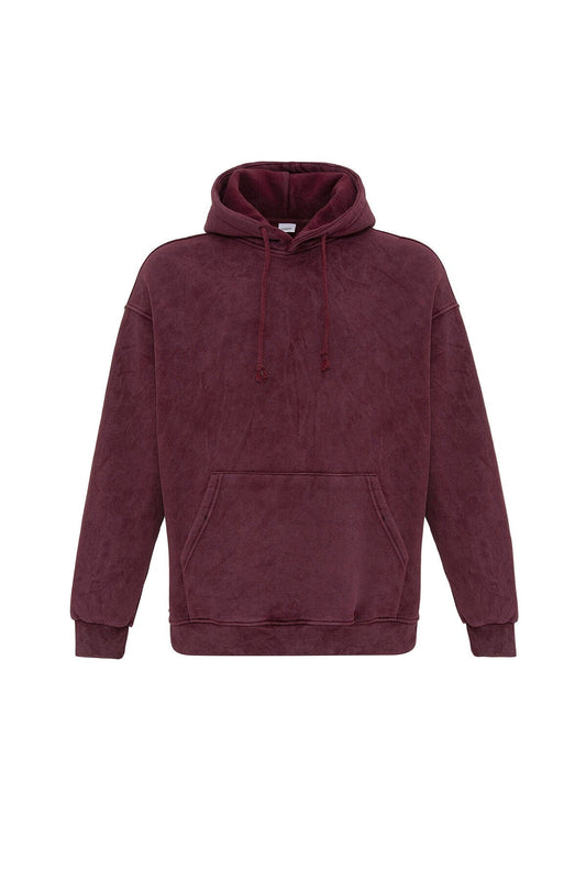 Basic Yıkamalı Oversize Sweatshirt