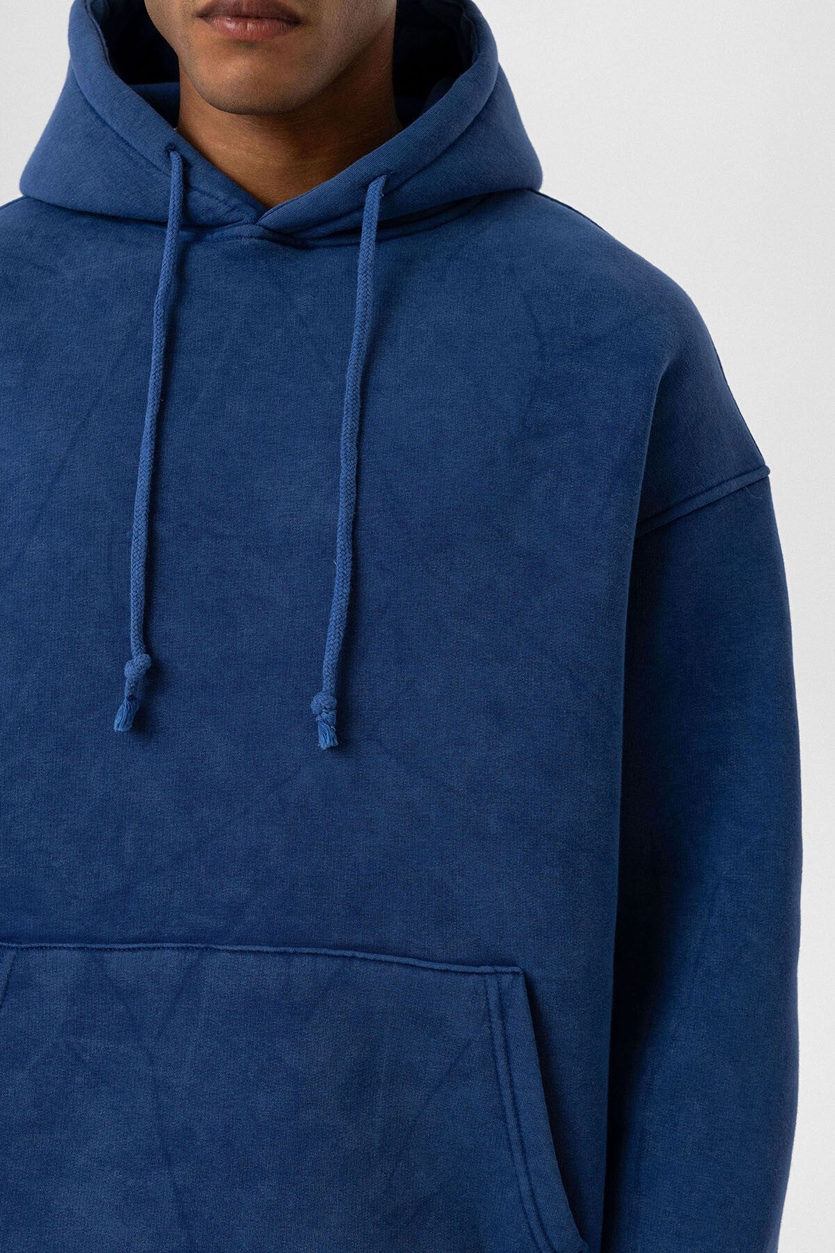 Basic Yıkamalı Oversize Sweatshirt