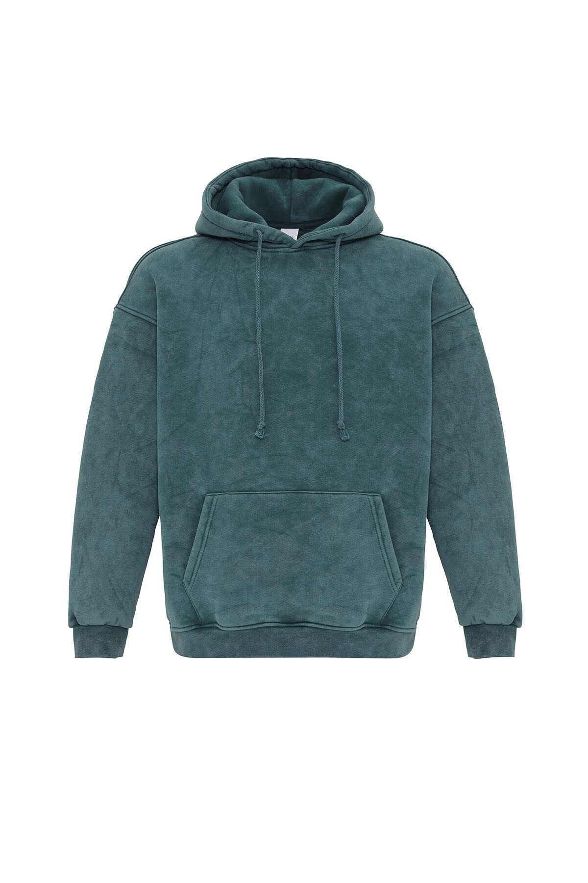 Basic Yıkamalı Oversize Sweatshirt