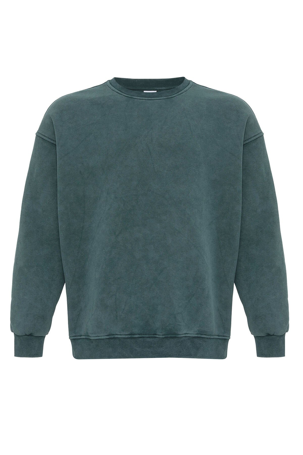 Yıkamalı Basic Oversize Sweatshirt
