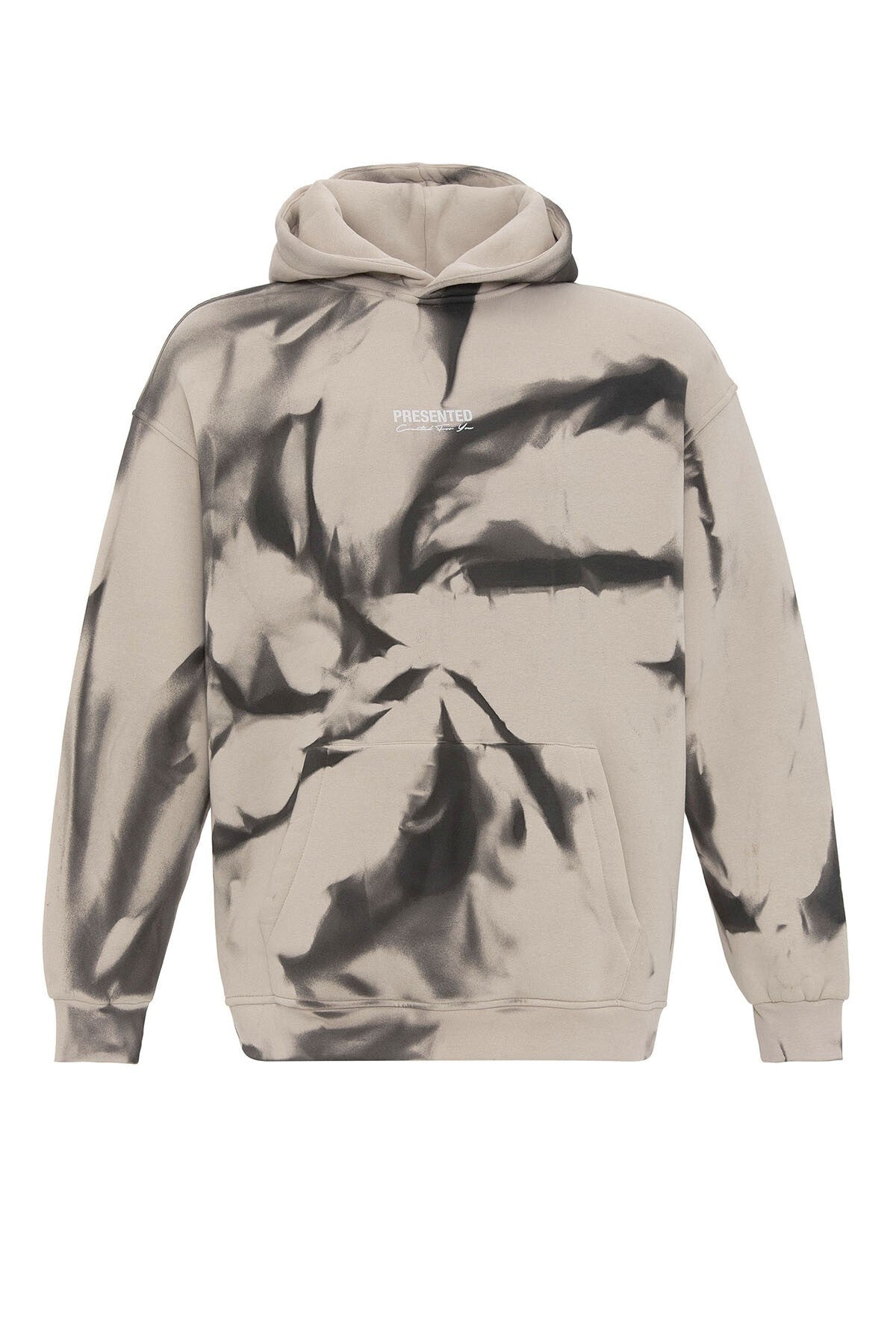 Renk Detaylı Kapüşonlu Oversize Sweatshirt
