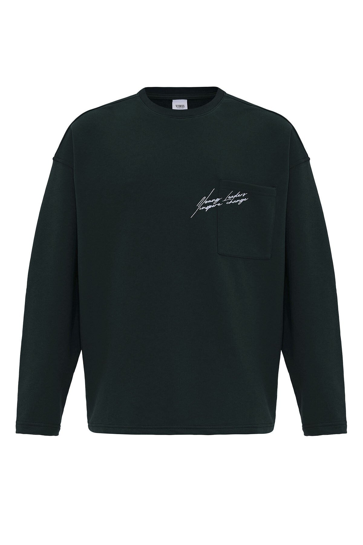 Cep Detaylı Oversize Sweatshirt