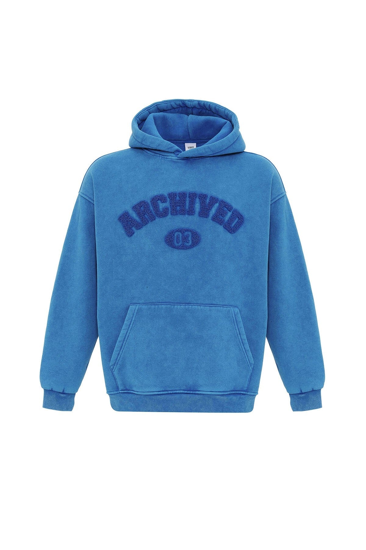 Yıkamalı Oversize Baskılı Sweatshirt