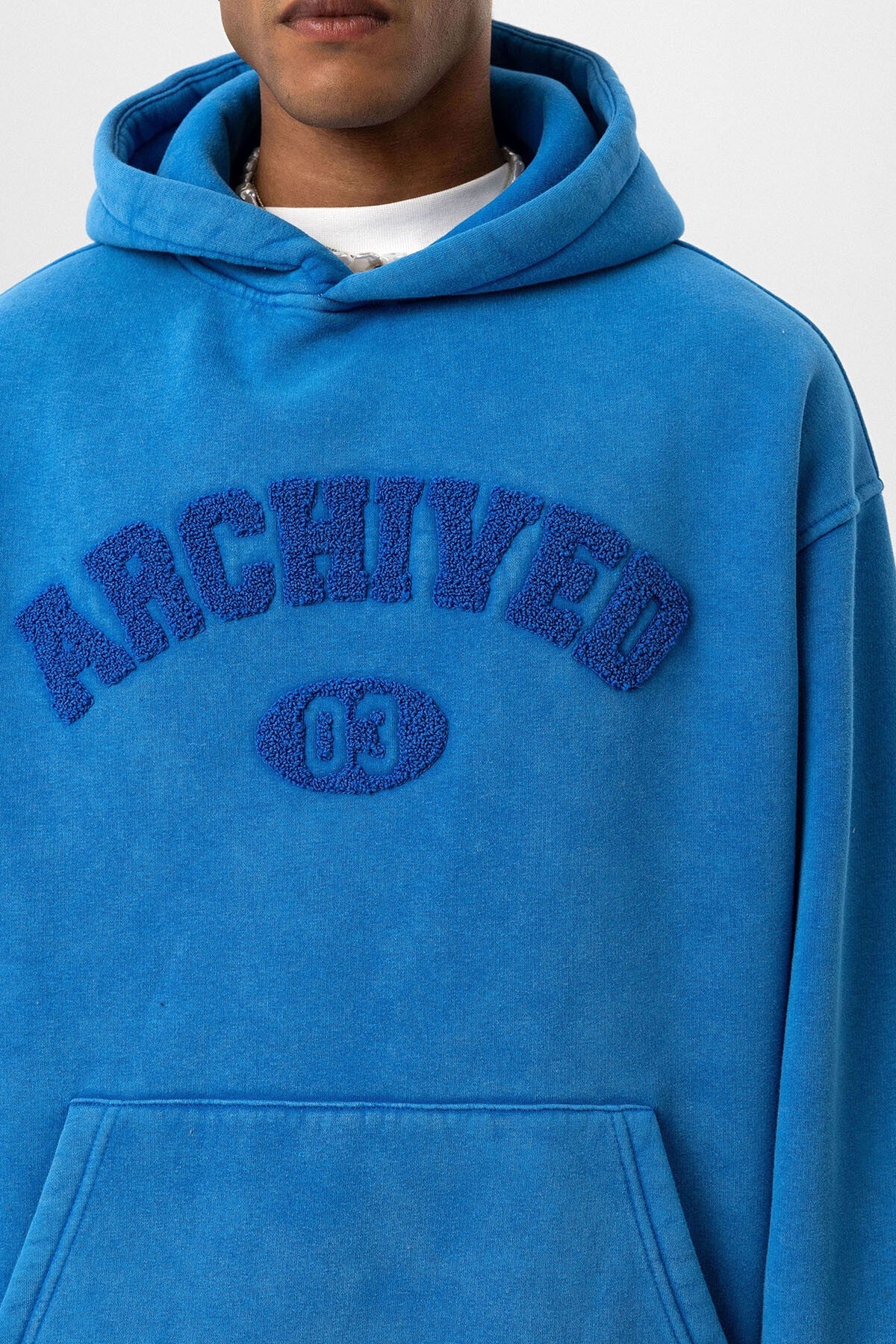 Yıkamalı Oversize Baskılı Sweatshirt