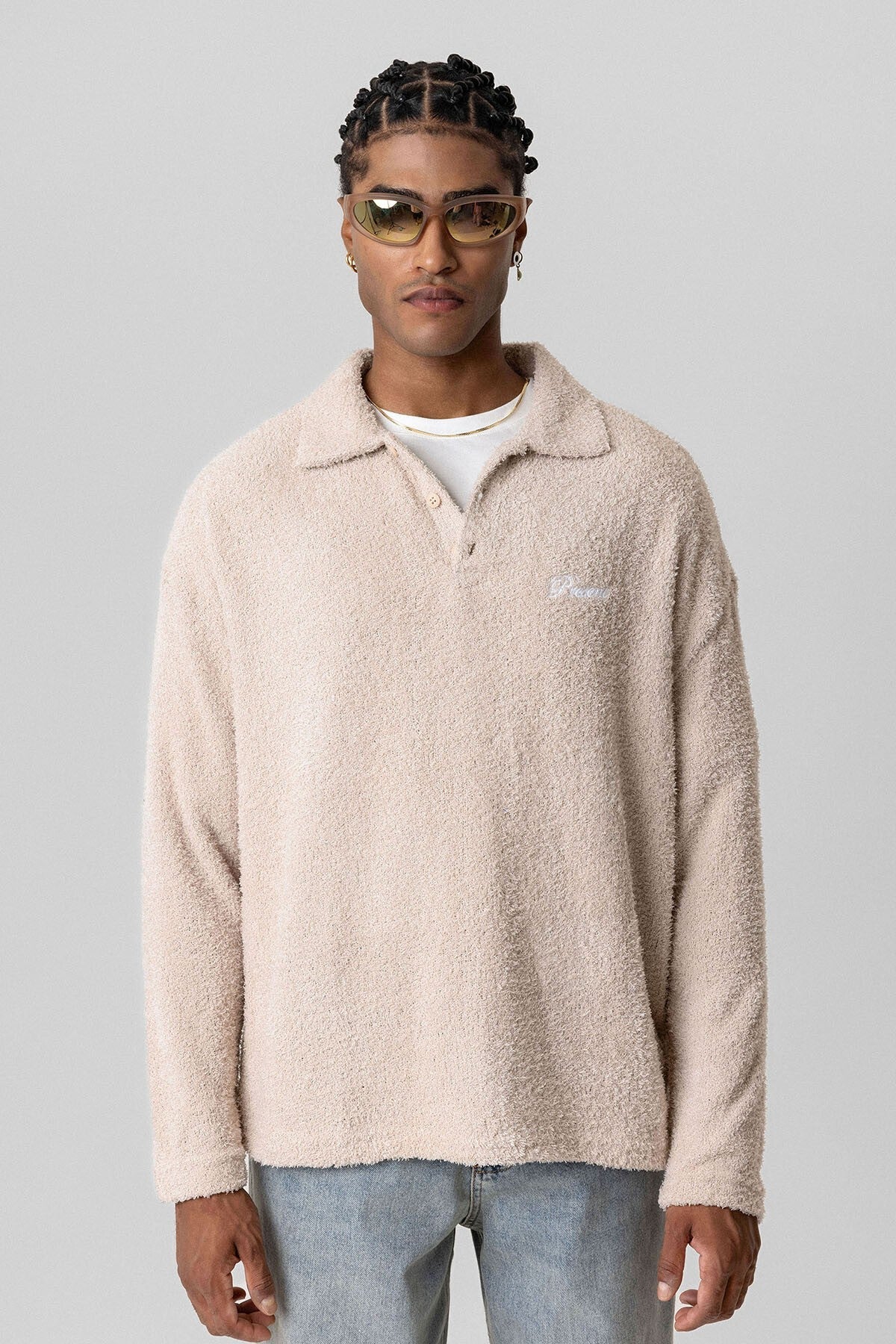 Yazı Detaylı Oversize Sweatshirt