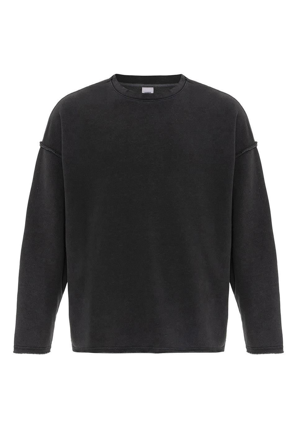 Yıkamalı Sırt Detaylı Oversize Sweatshirt