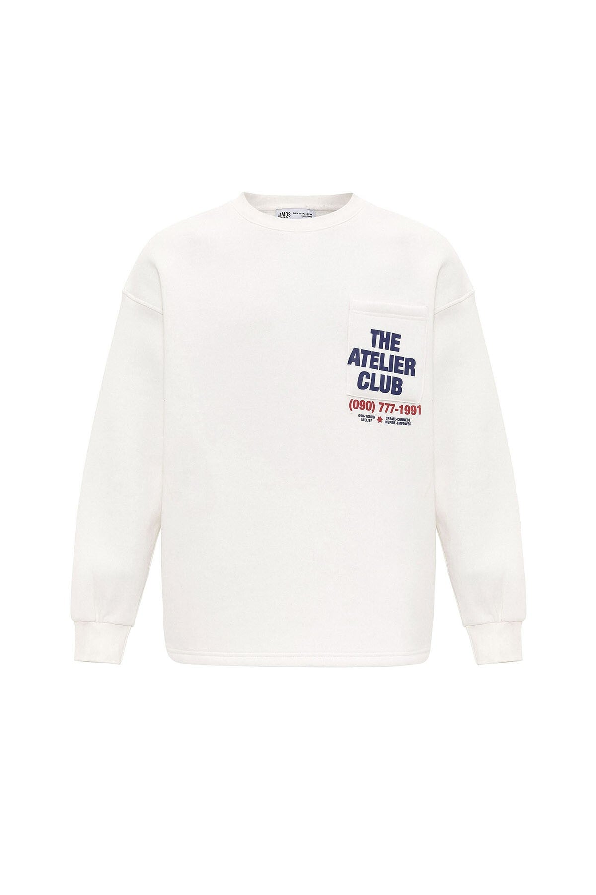 Yazı Baskılı Oversize Sweatshirt
