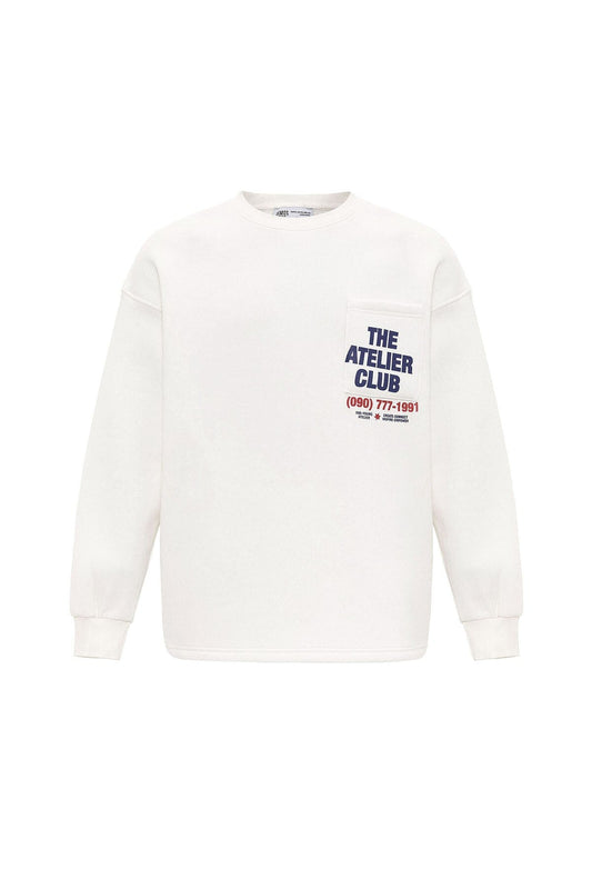 Yazı Baskılı Oversize Sweatshirt
