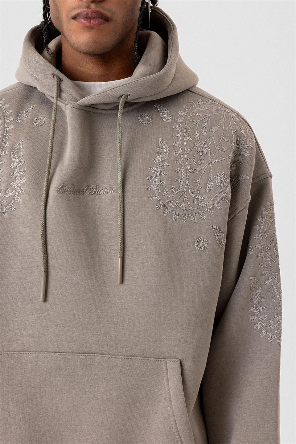 Desenli Oversize Sweatshirt