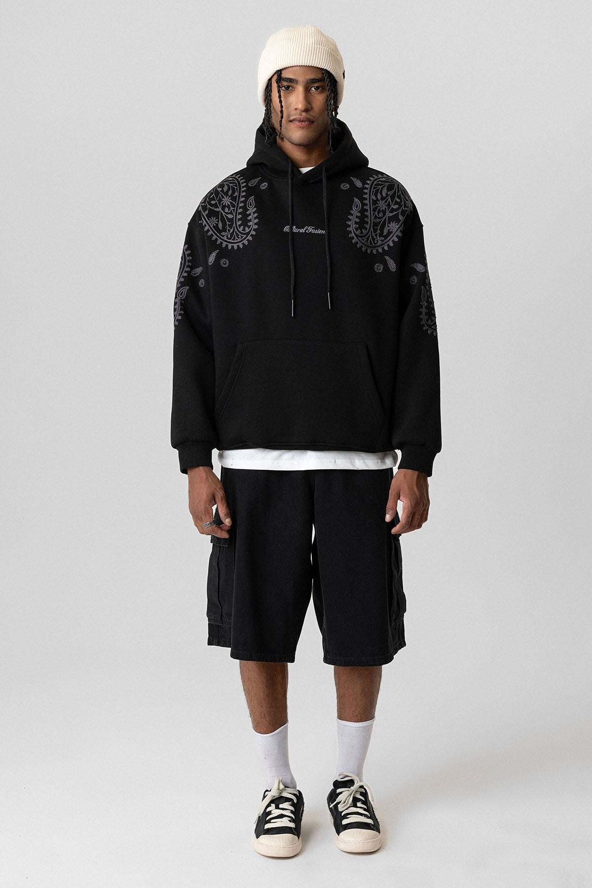 Desenli Oversize Sweatshirt