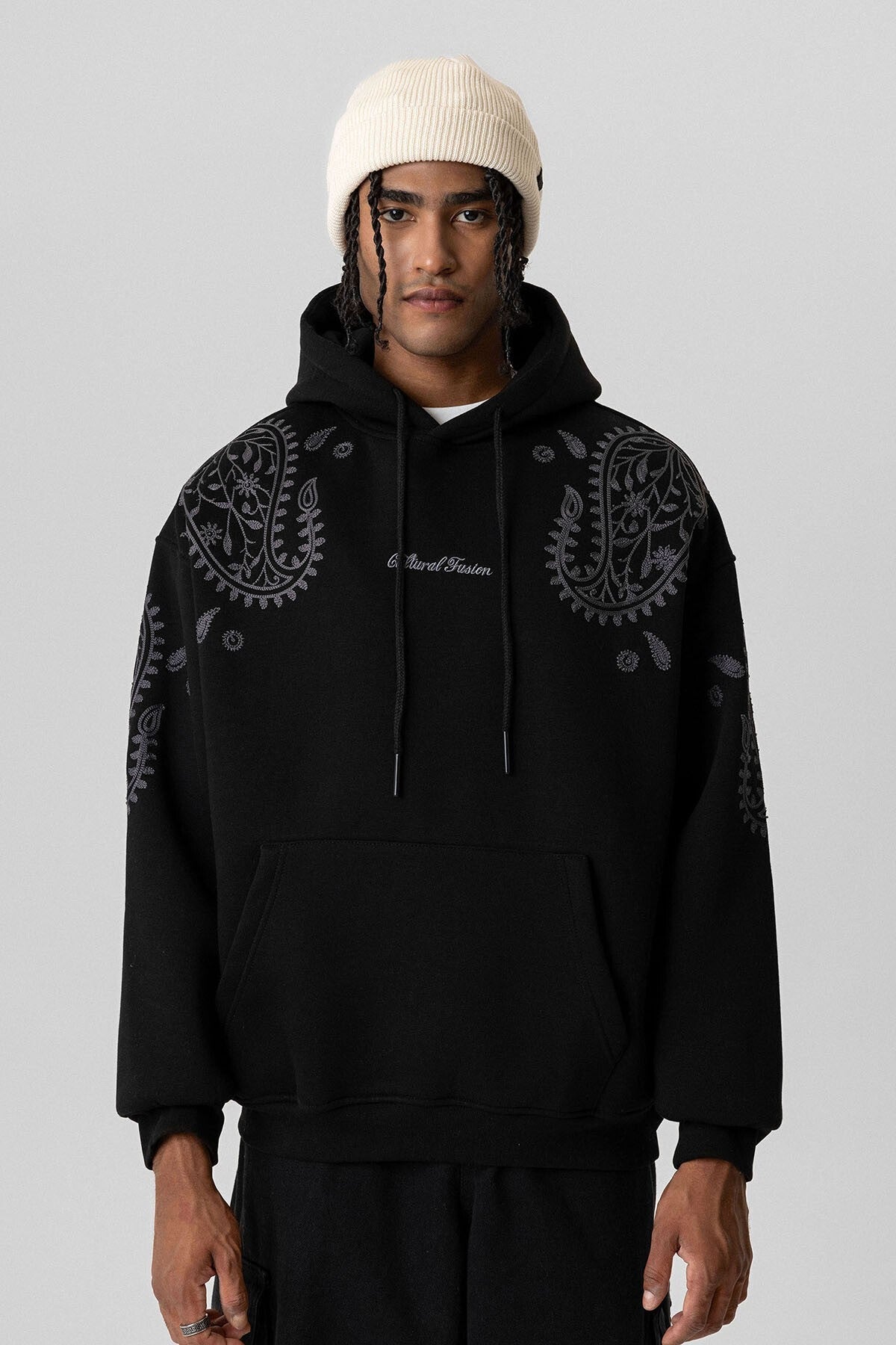 Desenli Oversize Sweatshirt