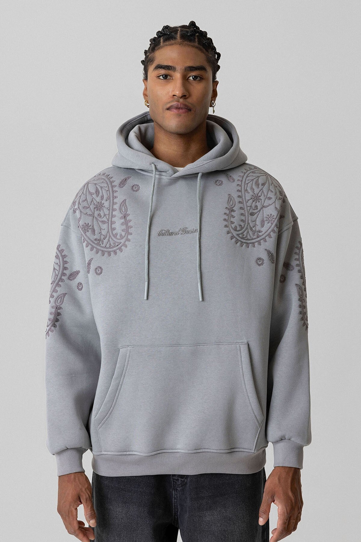 Desenli Oversize Sweatshirt