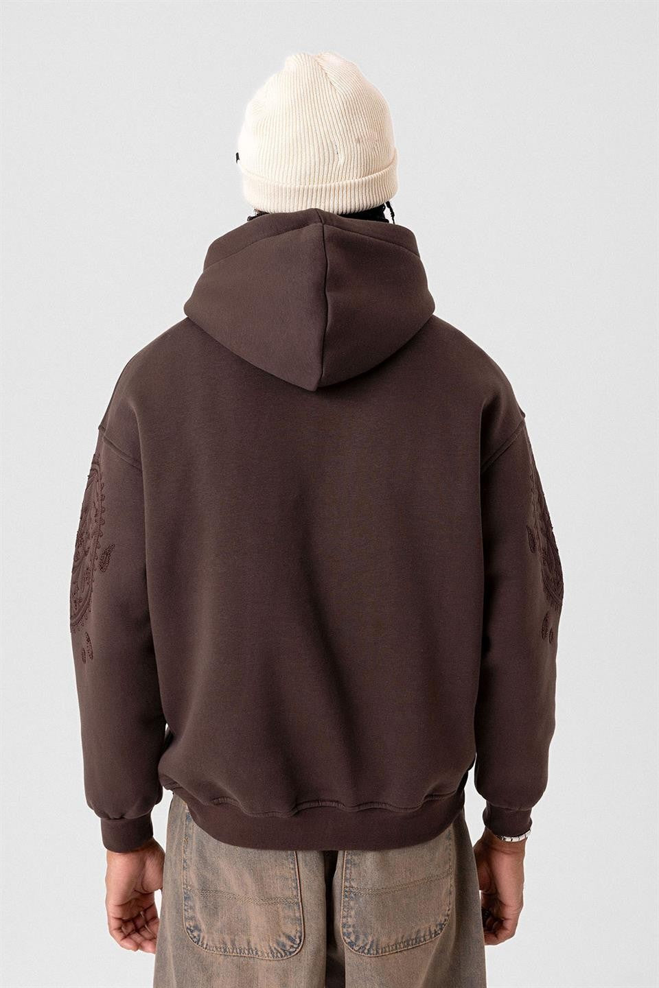 Desenli Oversize Sweatshirt