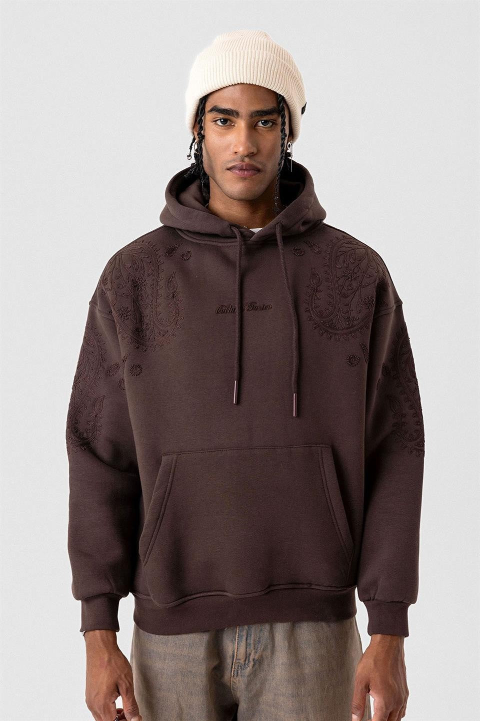 Desenli Oversize Sweatshirt