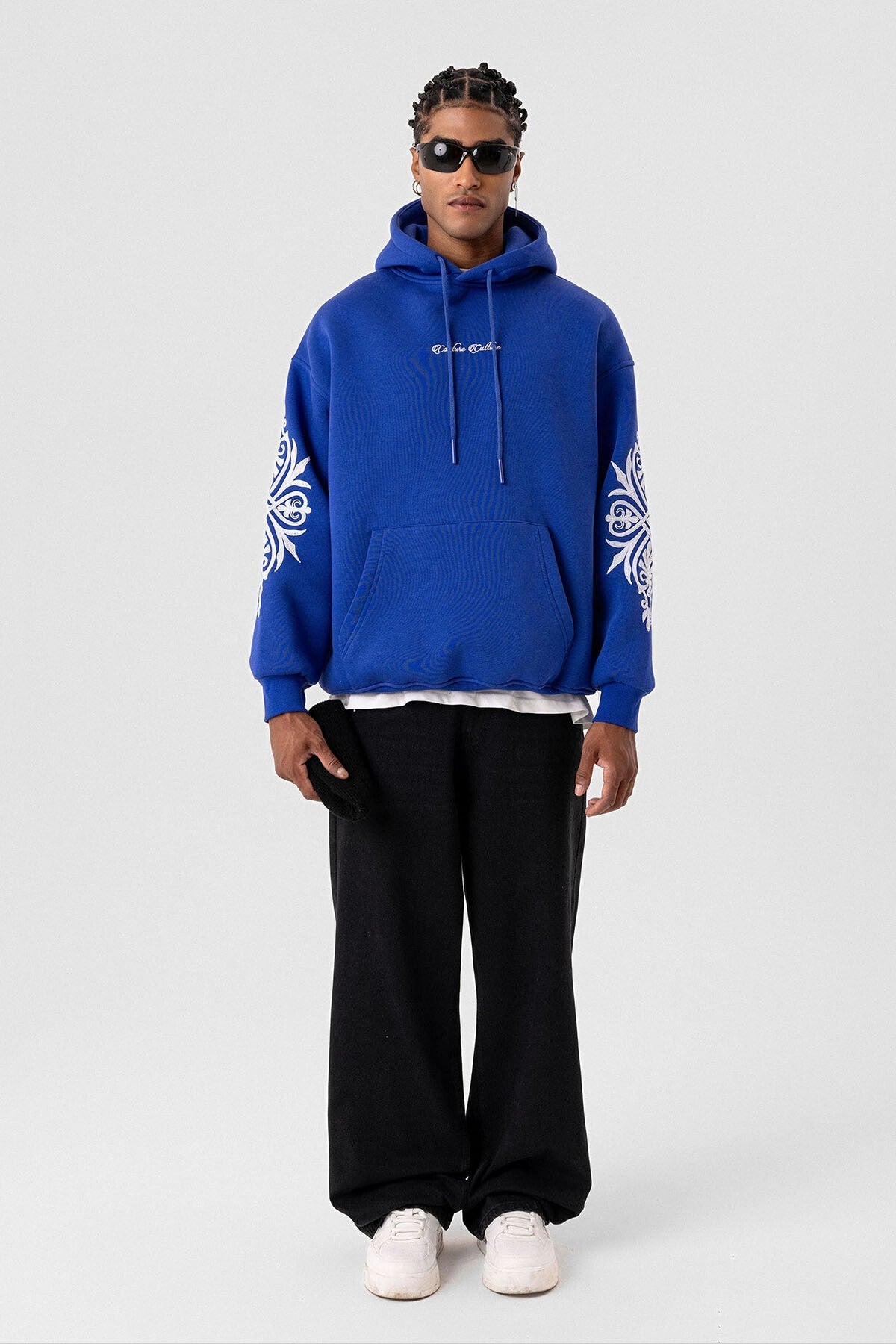 Desenli Oversize Sweatshirt