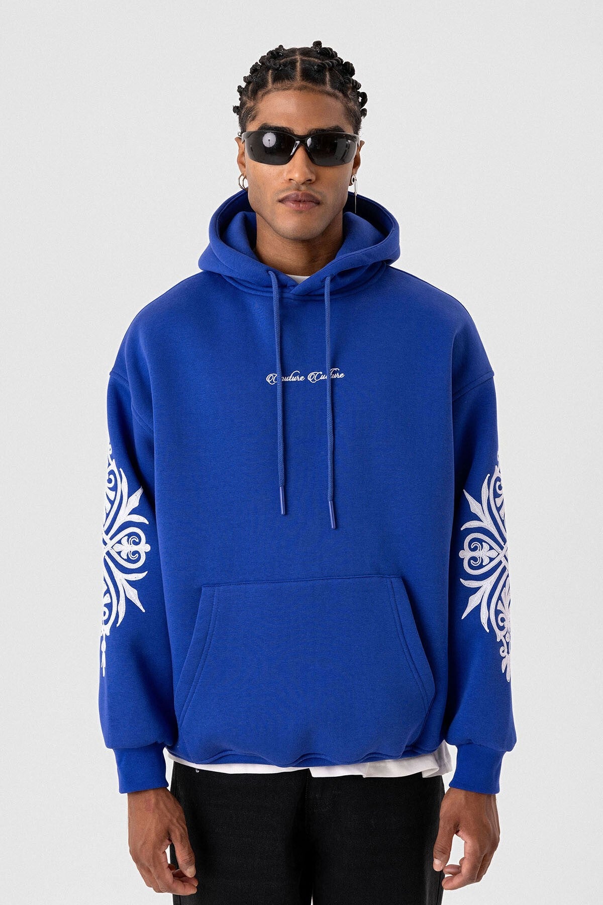 Desenli Oversize Sweatshirt