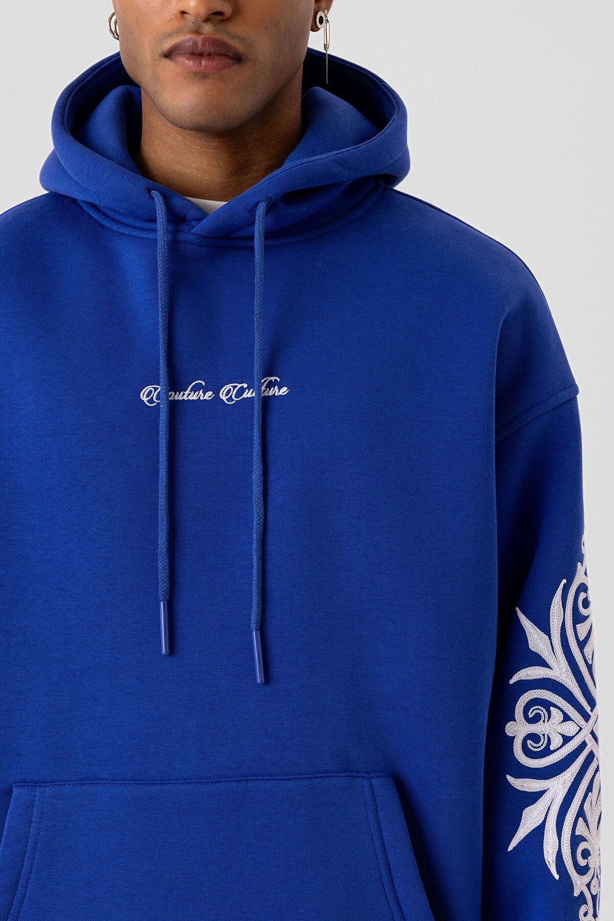 Desenli Oversize Sweatshirt