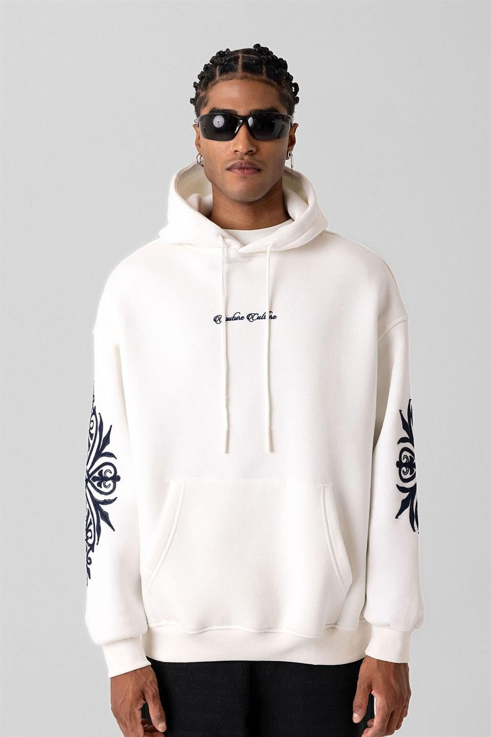 Desenli Oversize Sweatshirt