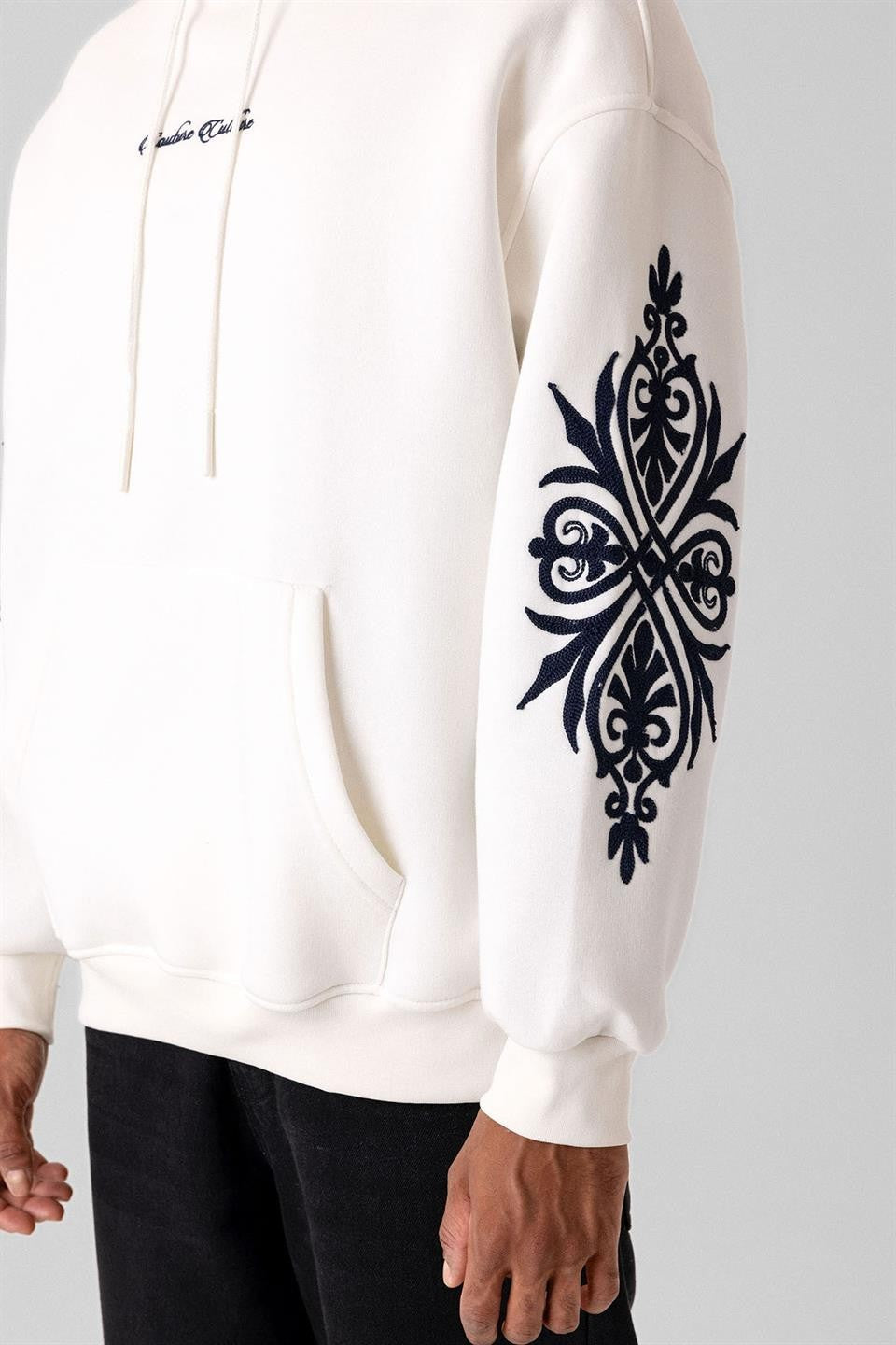 Desenli Oversize Sweatshirt