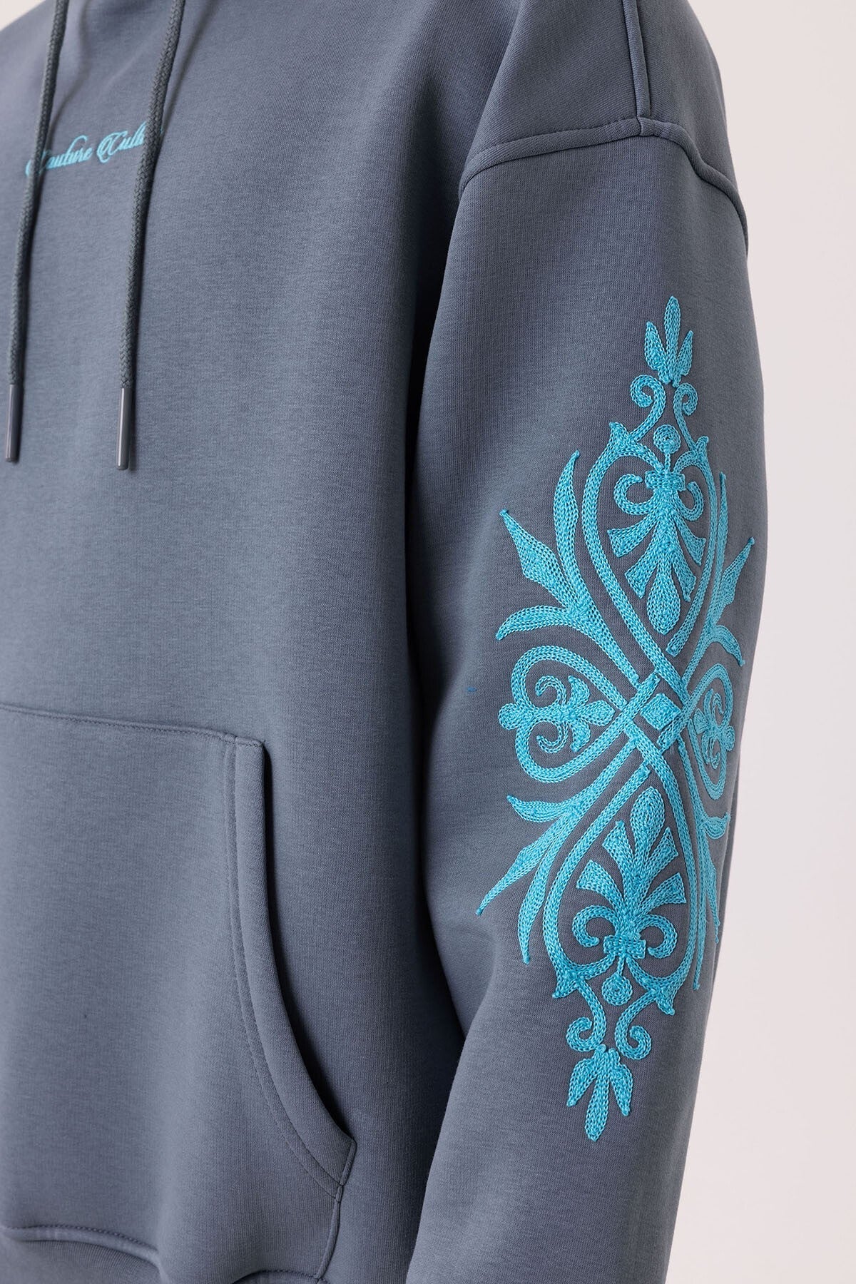 Desenli Oversize Sweatshirt