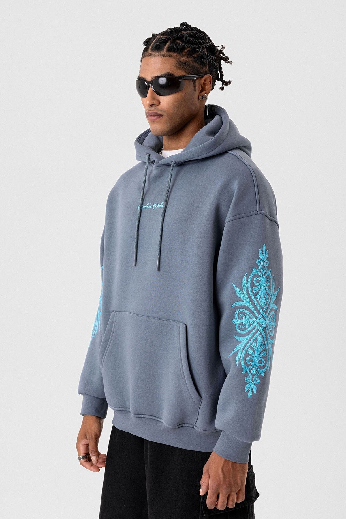 Desenli Oversize Sweatshirt