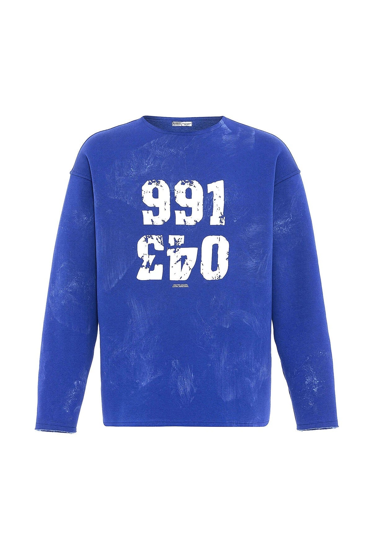 Yazı Detaylı Oversize Sweatshirt