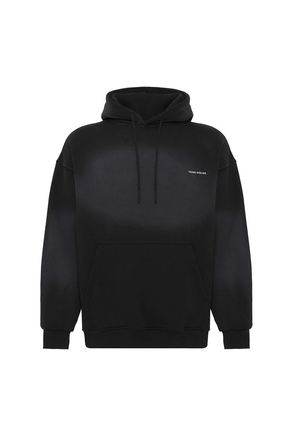Oversize Yıkamalı Baskılı Sweatshirt