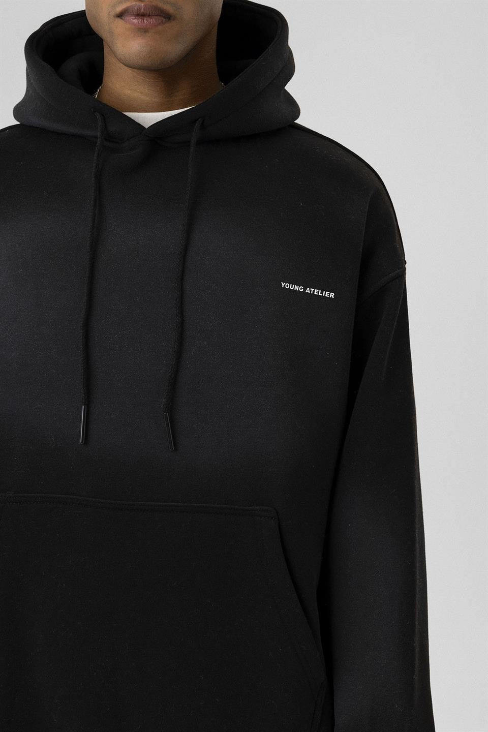 Oversize Yıkamalı Baskılı Sweatshirt