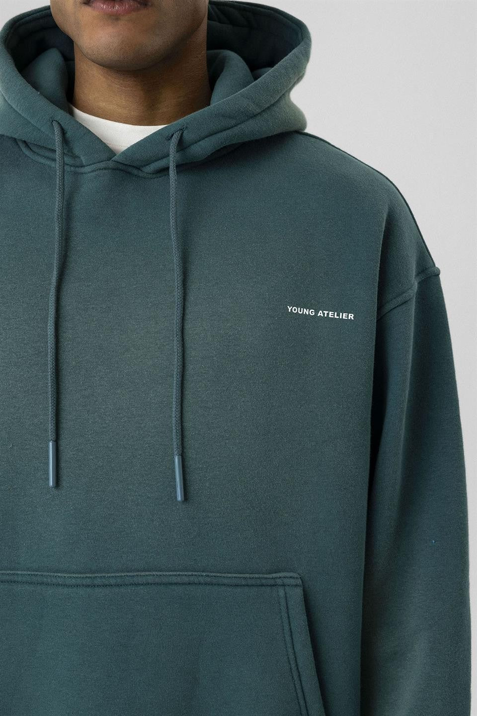 Oversize Yıkamalı Baskılı Sweatshirt