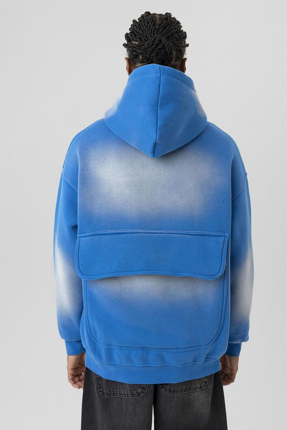 Oversize Yıkamalı Baskılı Sweatshirt