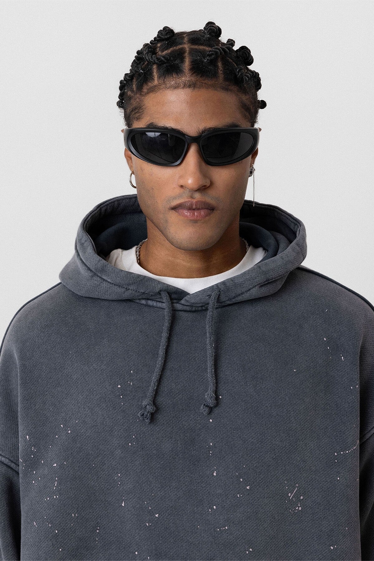 Premıum Yıkamalı Kapüşonlu Oversize Sweatshirt