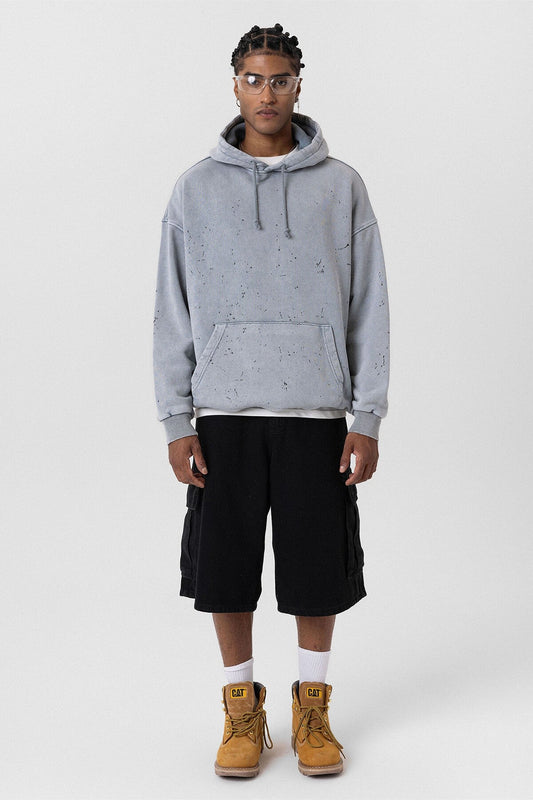 Premıum Yıkamalı Kapüşonlu Oversize Sweatshirt
