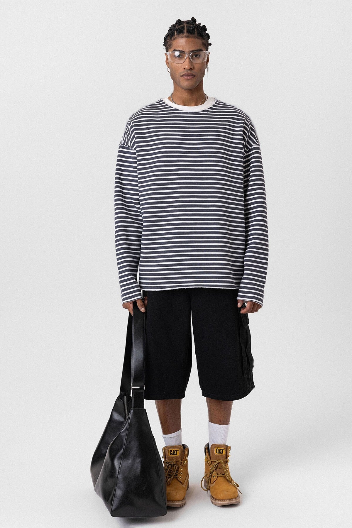 Yaka Detaylı Oversize Sweatshirt