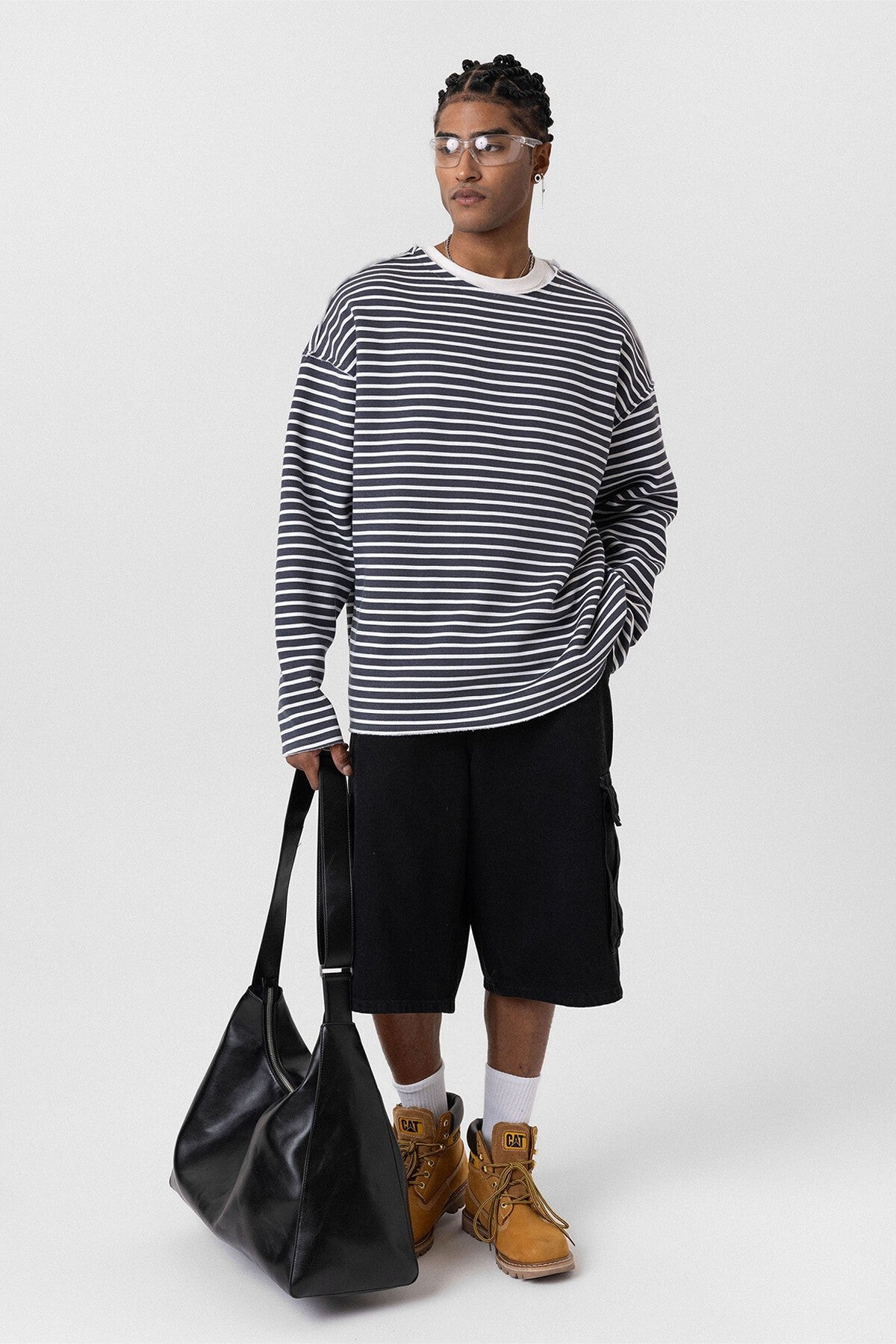 Yaka Detaylı Oversize Sweatshirt