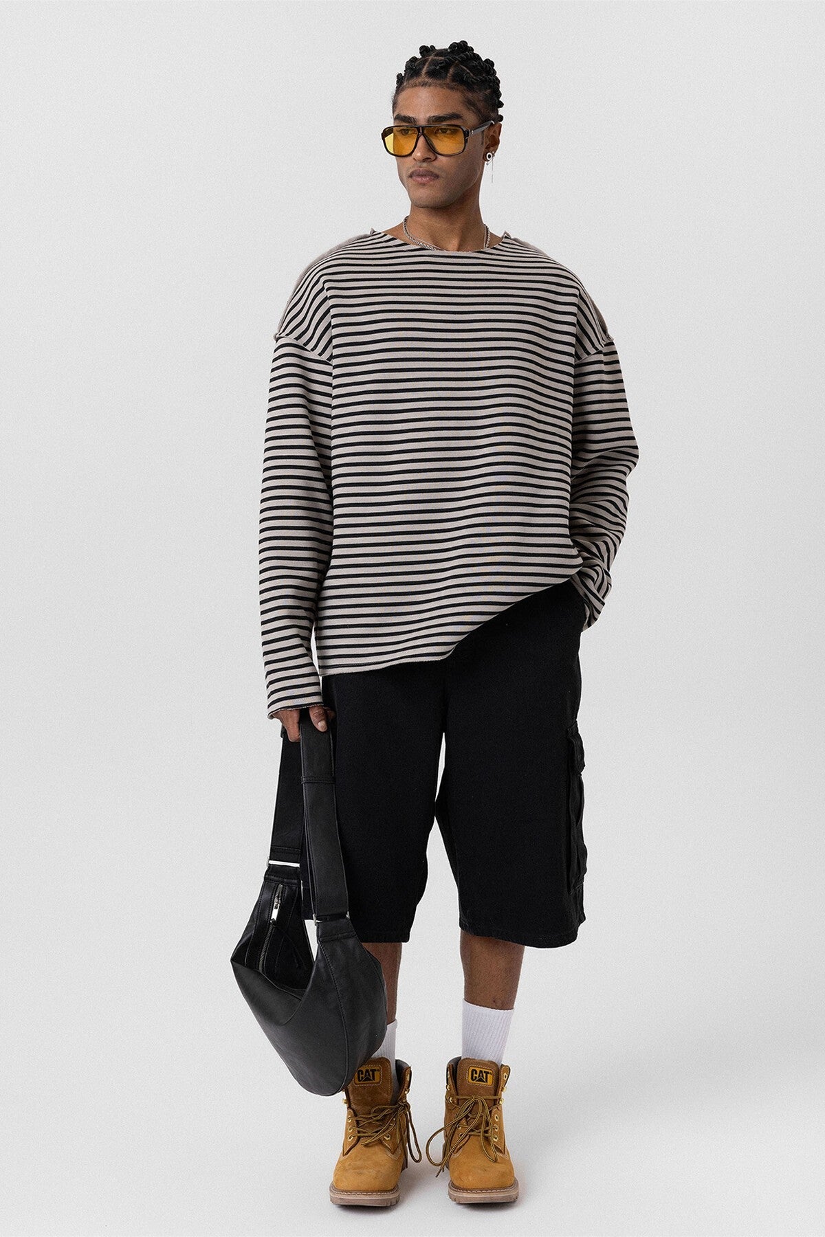 Yaka Detaylı Oversize Sweatshirt