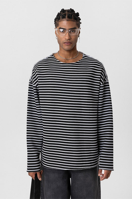 Yaka Detaylı Oversize Sweatshirt