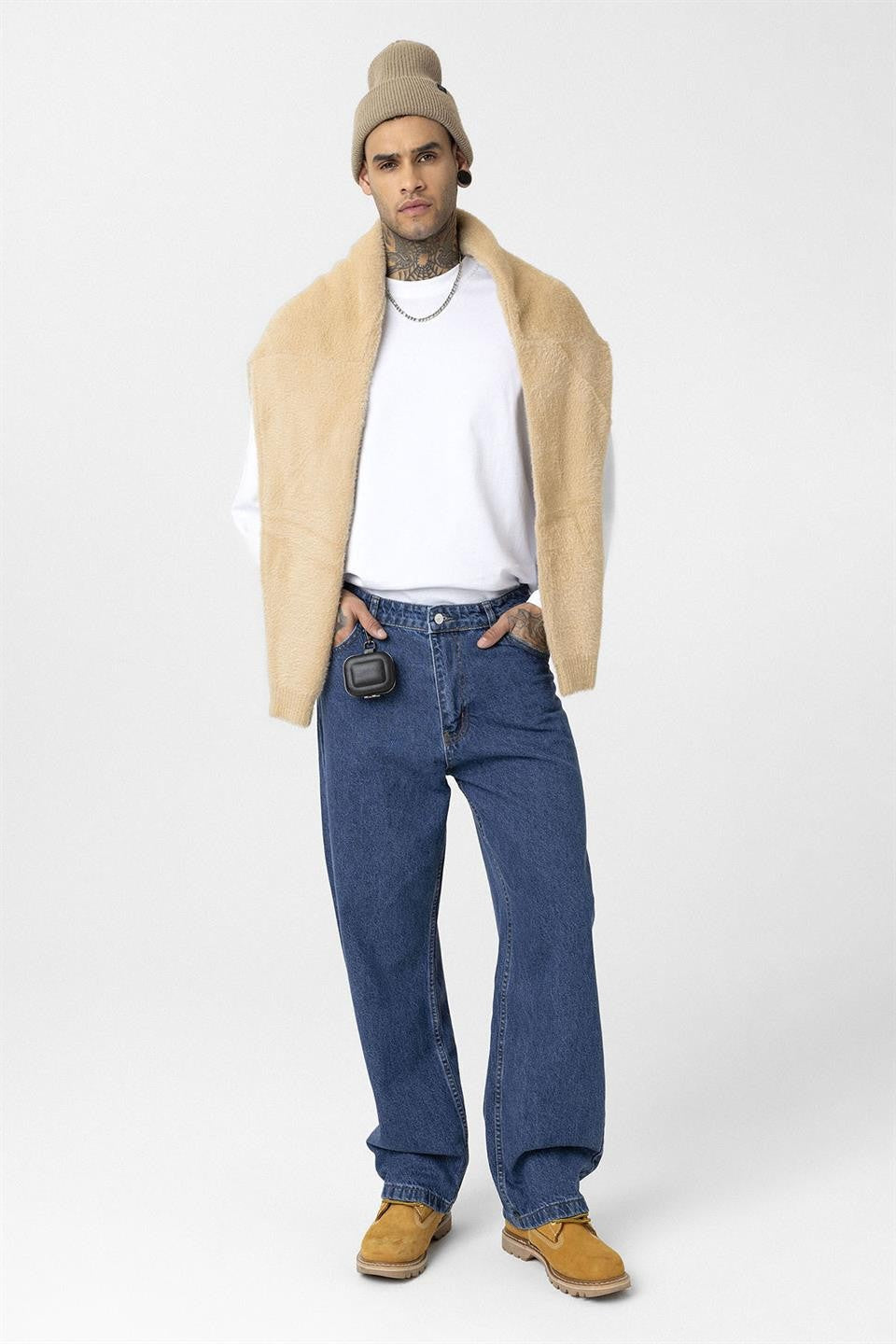 Baggy Fıt Jean V100-02