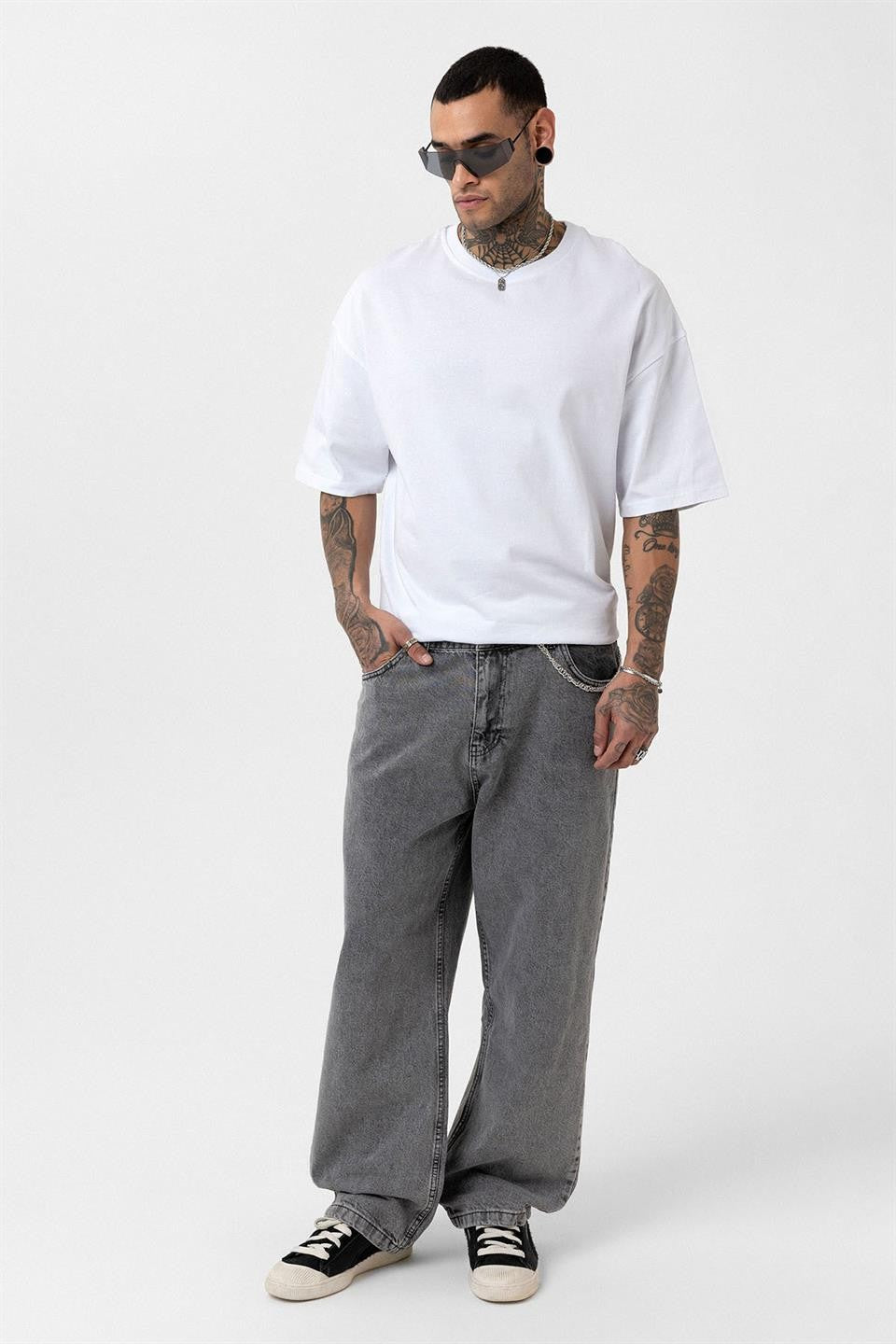 Baggy Fıt Jean V100-02