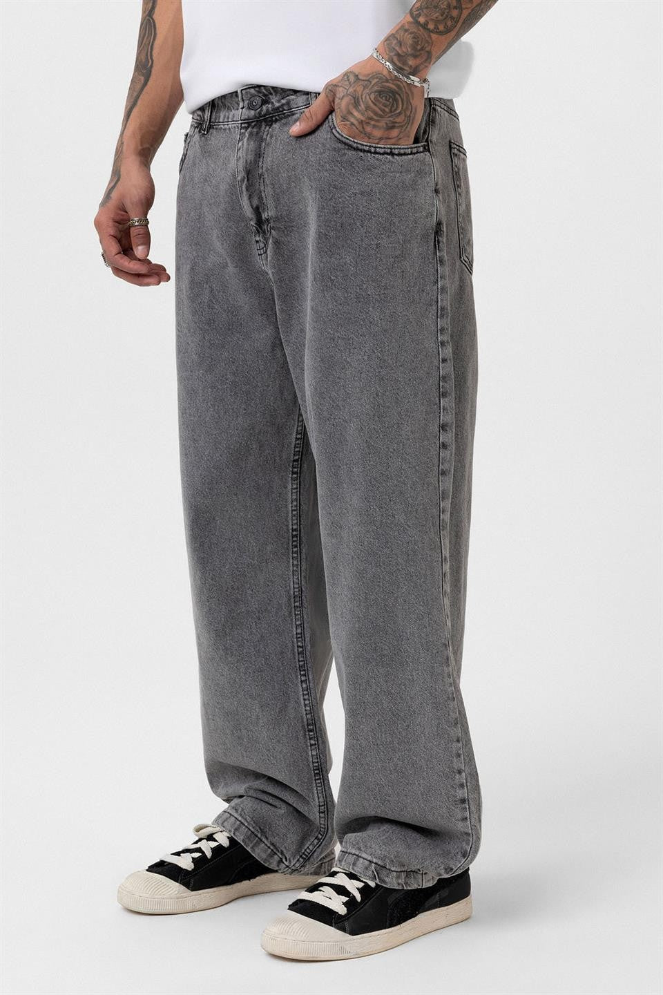 Baggy Fıt Jean V100-02