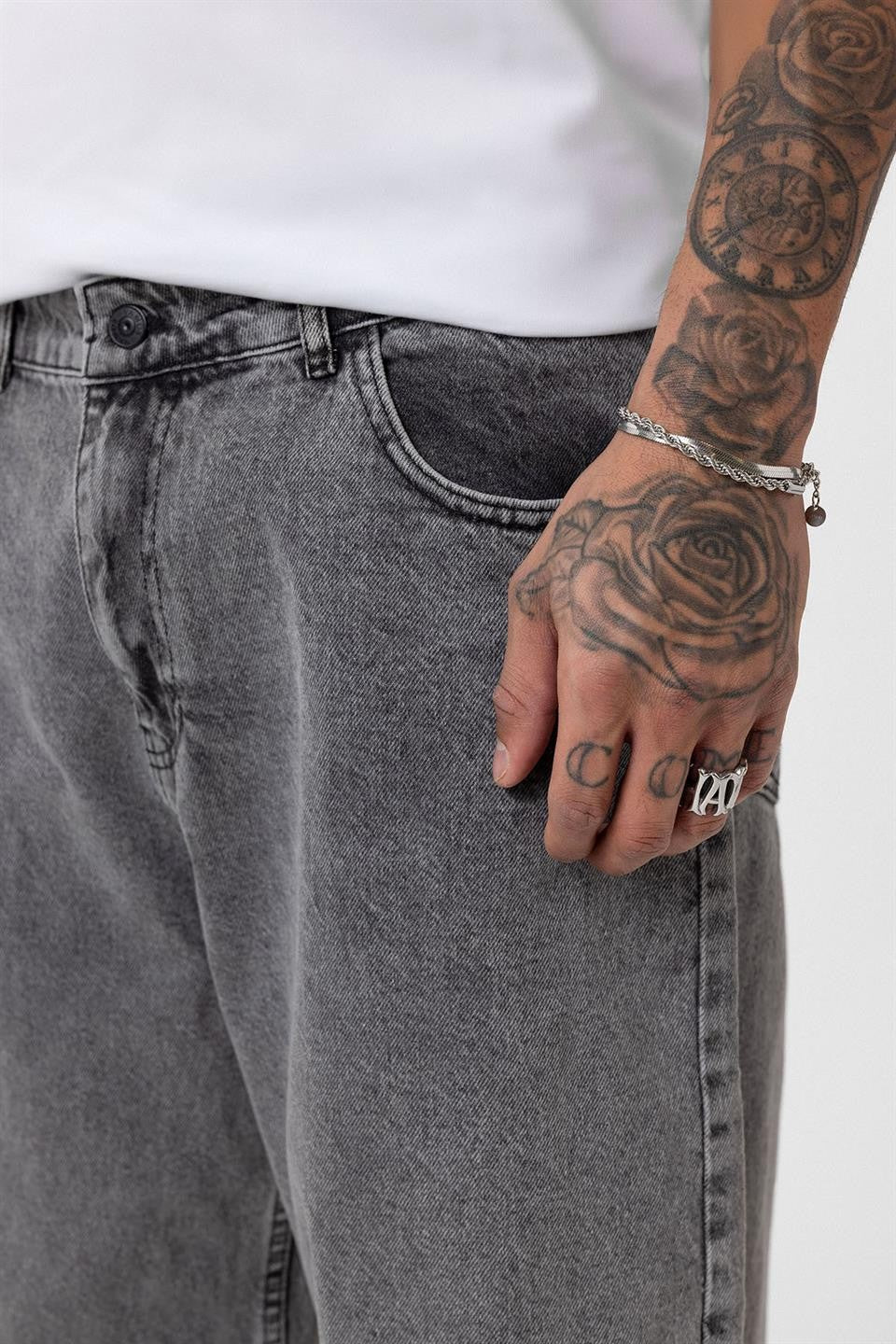 Baggy Fıt Jean V100-02
